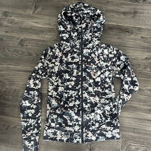 Lululemon floral print Scuba Hoodie